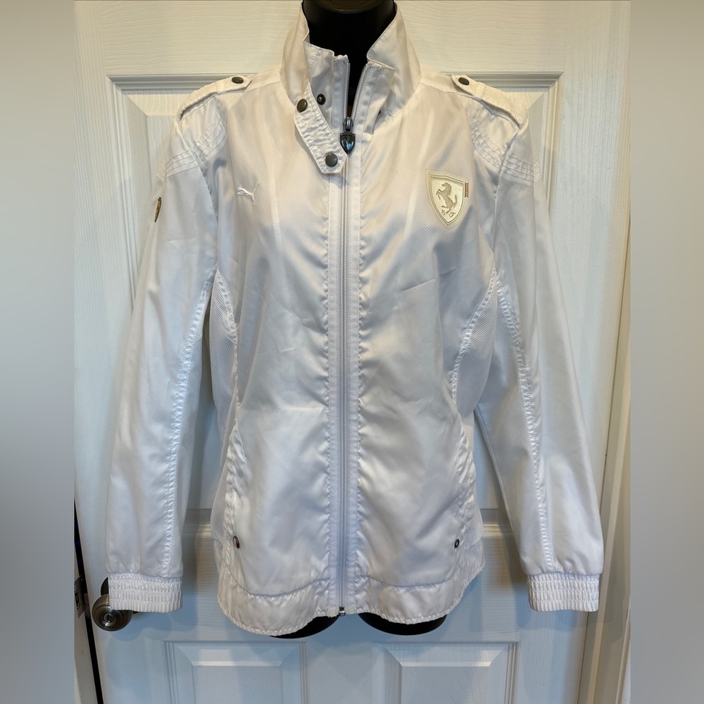 Super Rare! Ferrari Puma Jacket White NEW